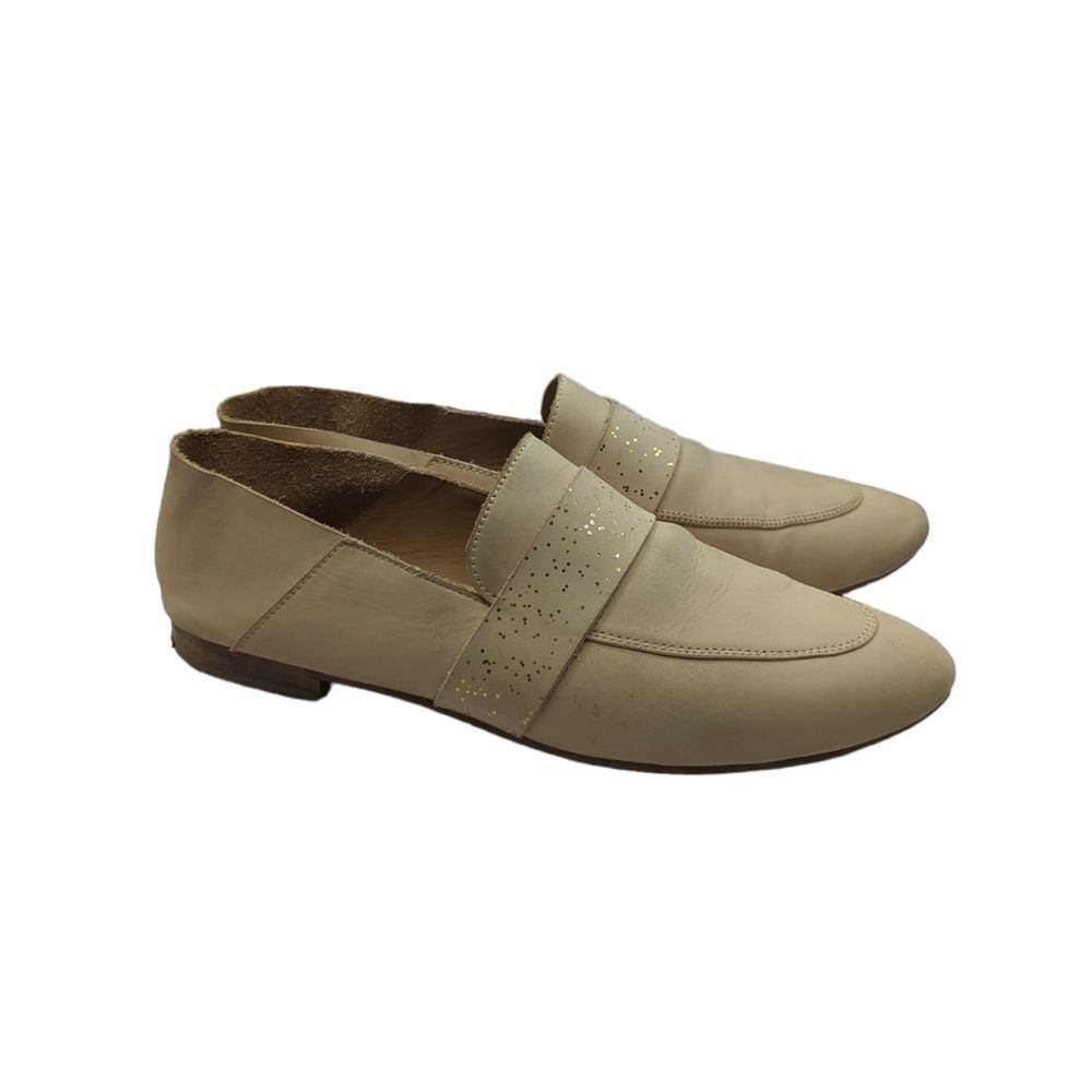 Kaanas Amalfi Metallic Leather Loafer